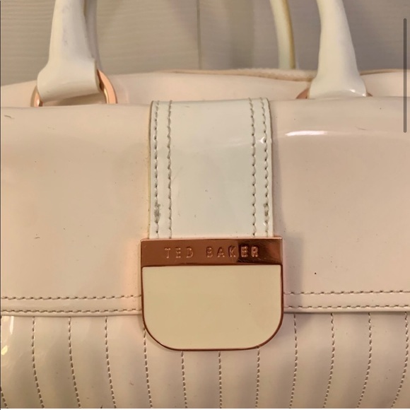 Ted Baker Light Pink & Rose Gold Handbag Bag Purse - Picture 3 of 11